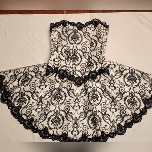 Two-piece costume skirt & corset